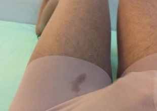 First Cum down Pantyhose For Indian Cock